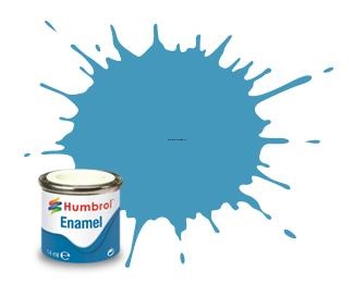 AA0984 Краска эмалевая No 89 Средний синий - Матовый - Tinlet No 1 (14ml)