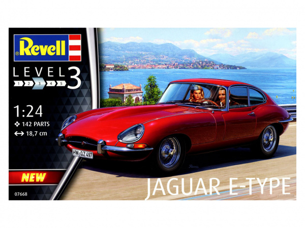 67668RE Набор Автомобиль Jaguar E-Type Coupe Revell