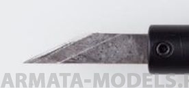 GT-87C  ручной инструмент  т.м. MR.HOBBY  Лезвие прямое для ножа GT-87 Single Edged Angular Blade
