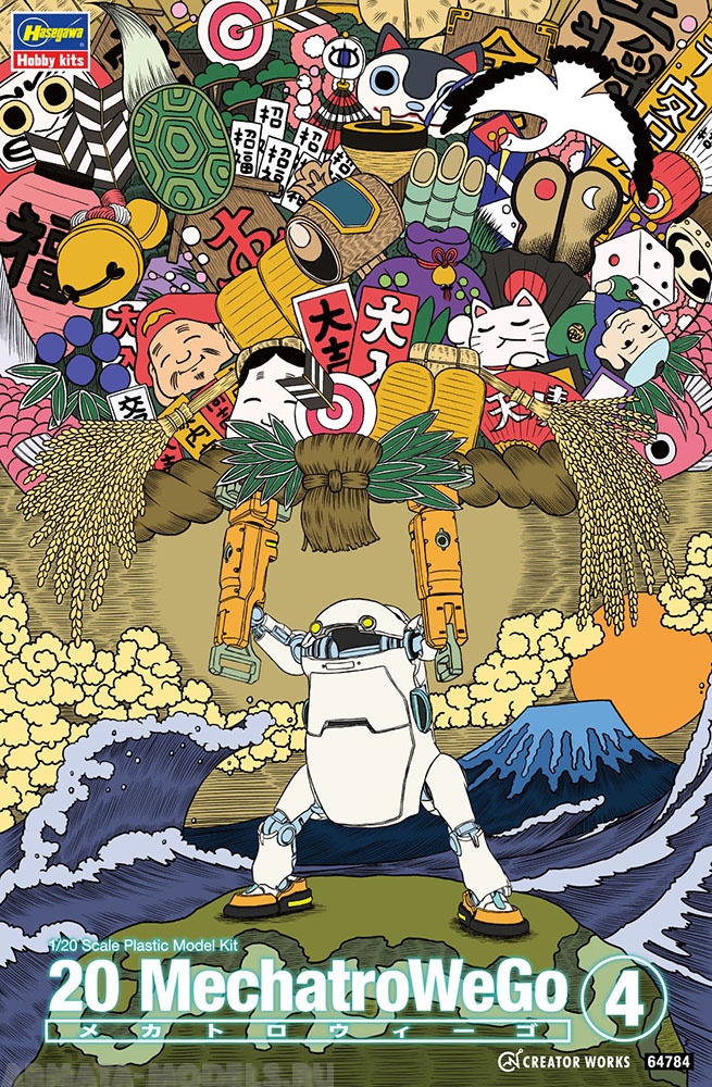 64784HG Механический управляемый робот с фигуркой 20 MechatroWeGo No.04 (Limited Edition) Hasegawa