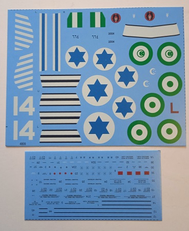 4809 Сборная модель самолета Spitfire Mk.IXE/C - истребители Ближний Восток InScale