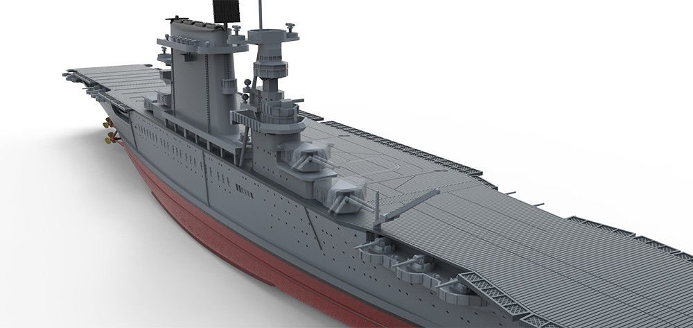 PS-002  U.S. NAVY AIRCRAFT CARRIER U.S.S. LEXINGTON 1/700 Meng