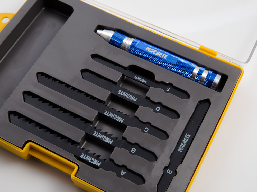 0637MCH Ручная мини-пилка (+6 лезвий и кейс в наборе)