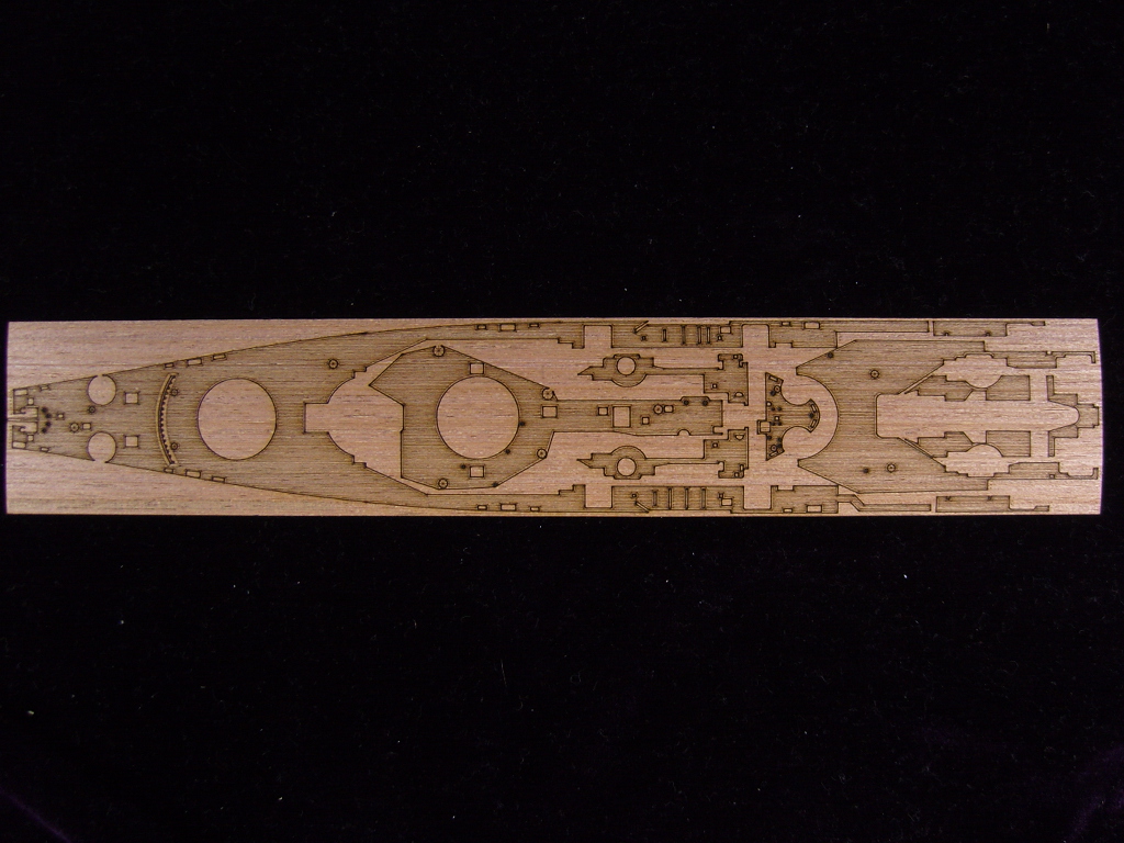 AW20071 Деревянная палуба для US Battleship BB-63 Missouri 1991