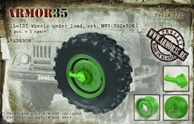 ARM35309 ЗиЛ-131 Набор колес под нагрузкой, М93 (6 штук+запасное) ARMOR35