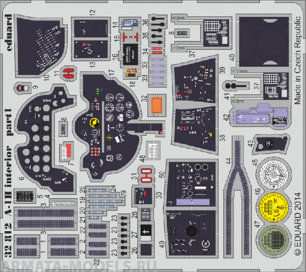 32812ED  A-1H interior S.A. (for Trumpeter kit) 1/32