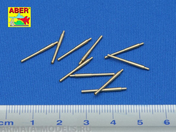 ABR-1:350-L-01  Дополнения для  Set of 10 pcs 203 mm barrels for Japan ships : Atago, Kumano, Myoko etc. для  1/350