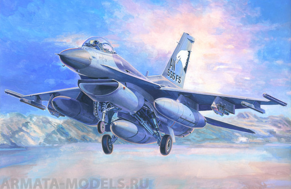 D-90 Самолет F-16C Block 40 Aviano Air Base MISTERCRAFT