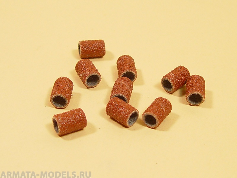 2431 Цилиндр наждачный, d  6,3 мм,зерно Р  60, 10 шт./уп., блистер