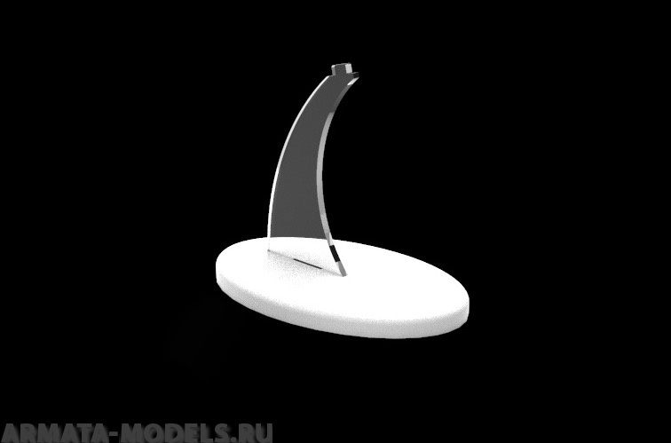 AM14411 Универсальная прозрачная штанга для подставки от Звезды 7235 ( малая)