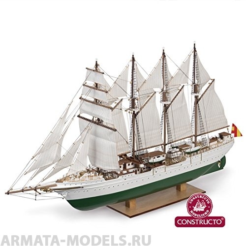 CON80622 Сборная модель корабля J.S.Elcano плюс краски CONSTRUCTO
