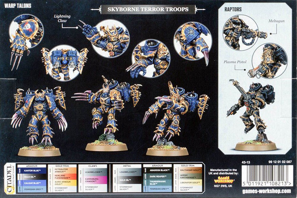 43-13GW Набор Хищники Космодесанта хаоса (Chaos Space Marine Raptors)