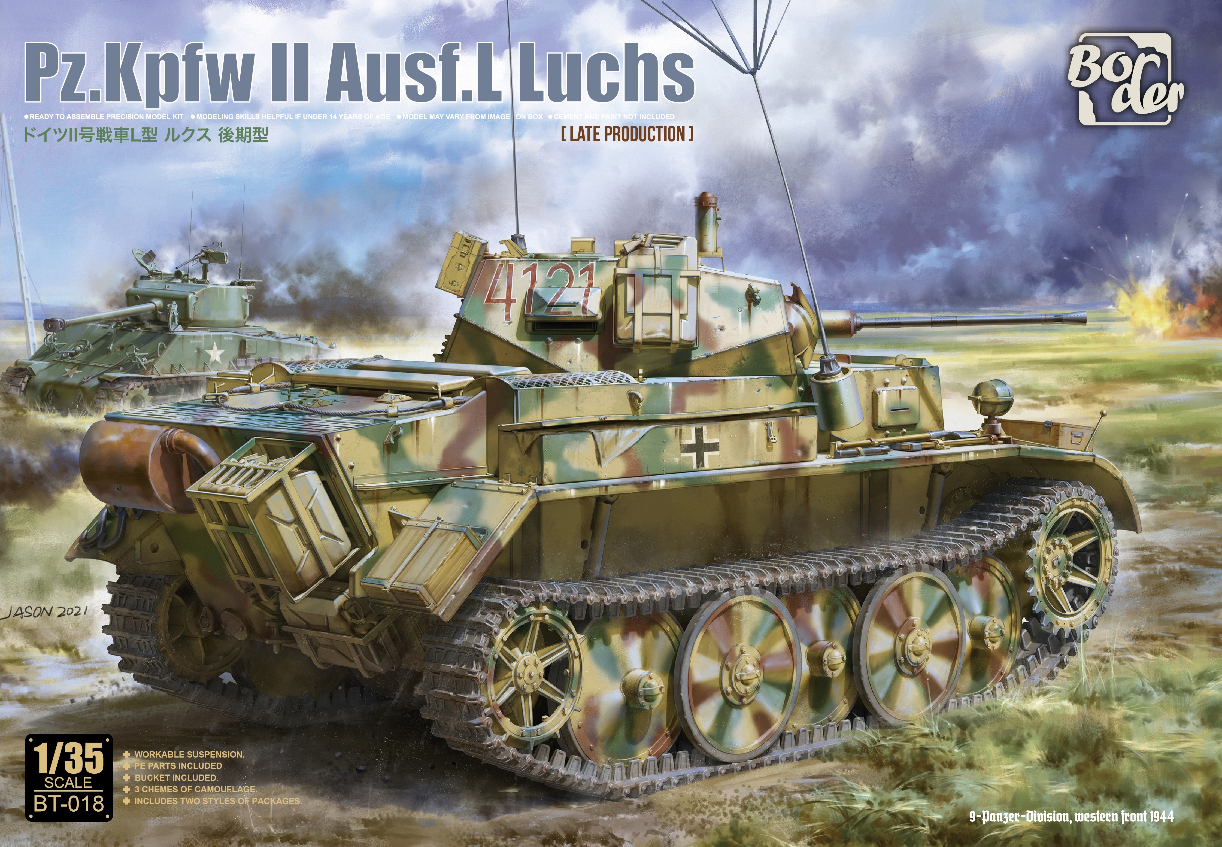 BT-018  Pz.Kpfw.II Ausf.L Luchs Late Production BORDER MODELS