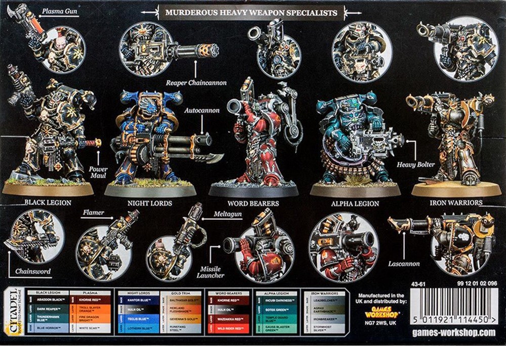 43-61GW Набор Космодесант Хаоса. Разорители (Chaos Space Marines Havocs)