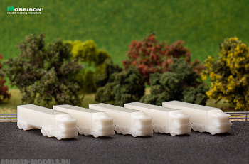 020FRA300 Фуры длинные в М 1:300 (Набор 5 шт.)