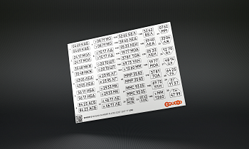 EM43015 Автономера СССР после 1977 года 1:43 (3D декаль)