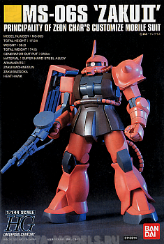 BND-2111406 Сборная модель RG Bandai MS-06S Char`s Zaku II 02