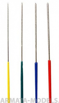 TLD-4 Набор круглых надфилей с алмазным напылением