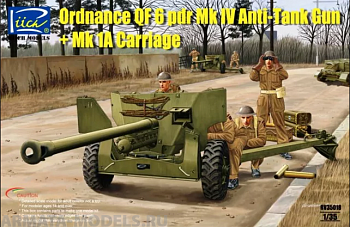RV35018 1/35 Ordnance QF 6-Pdr. Mk.IV Late War Infantry Anti-tank Gun (w/Metal gun barrel)