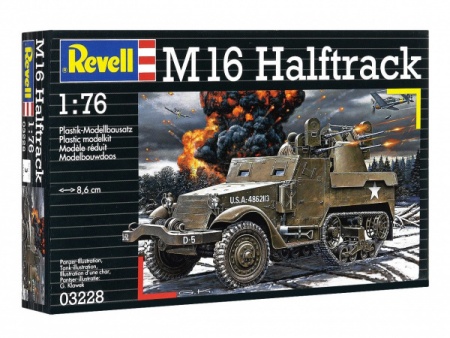 03228RE Военная машина M16 Halftrack Revell