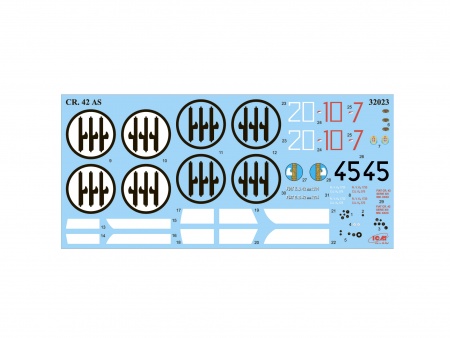 32023 CR. 42AS, итальянский истребитель-бомбардировщик IIМВ ICM