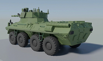 AM35906 Российский колёсный бронетранспортёр БТР-90 'Бахча'