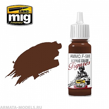 AMMOF508 Ammo Mig Краска акриловая BROWN BASE FS-30108