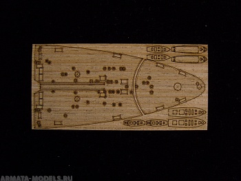 AW20041 Деревянная палуба для Italian Navy RN Littorio 1941