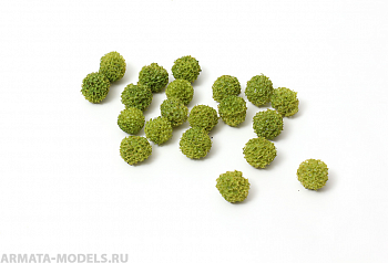 030shb002  Поролоновые шарики светло-зеленые. 20шт. 15-20мм.