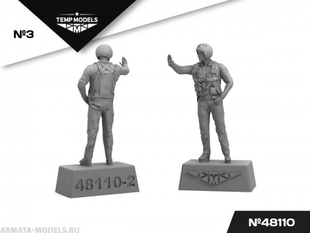 48110-2TMP Пилот ВКС РФ Сирия (1 шт) Temp Models