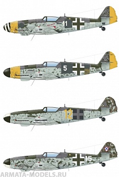 82161 Самолет Bf109G-10 WNF/Diana  (Eduard) 1/48