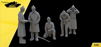 AM72488 Расчет финская кампания 5 фигур