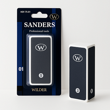 TS-01 Пилка наждачная на мягкой основе, брусок, четыре рабочих поверхности (Не для свободной продажи)