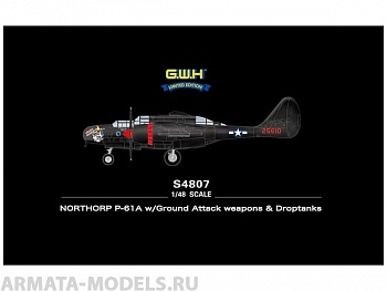 S4807 Northrop P-61A w/Ground Attack weapons & Droptanks