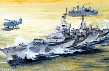 05327 Корабль  USS Indianapolis CA-35 1944