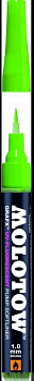 728622 Маркер MOLOTOW GrafX UV 1мм Флюр.Зеленый 02