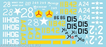 35037BIS Декаль USMC Amtracs in the Pacific