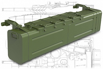 35286MIN Миниатюра Навесной ящик ЗиП для танка Т-90М, Т-72Б3М