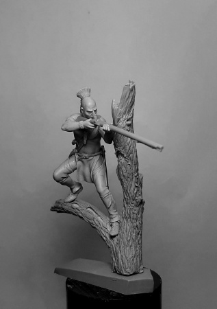CHM-54314. Ирокез (№4), 1750-60 гг. Материал - смола. Chronos Miniatures