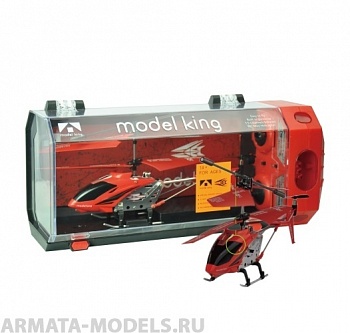 33008-1 Вертолет с гироскопом на ИК управлении 3,5 канальный, 28x9.5x12.5см, металл