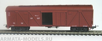 262 Вагон товарный крытый 4-хосный с круглой крышей