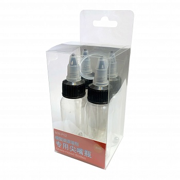 MW-P02 Емкость прозрачная со специальным наконечником, 30 мл для размешивания  краски