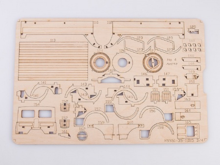 11015BAUMI Сборная модель МАЗ-5551 самосвал (ранний) Baumi