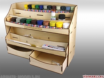 MWORK-003 Органайзер под краску,большой. 400 мм. MWORG-003