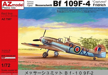 AZ7587 Самолет Messerschmitt Bf-109F-4