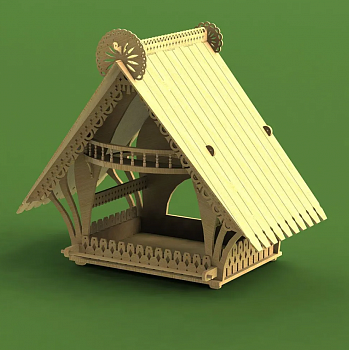 5047 кормушка для птиц (набор деталей для сборки)