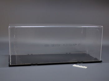 LCB001BL Бокс акриловый для танков 1/35 360х160х140, основание черный глянец