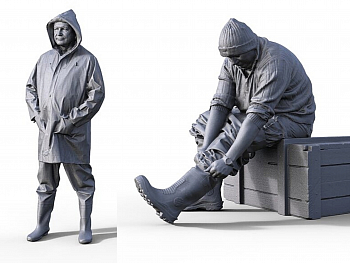 HE-35222 Миниатюра "По уши в грязи"