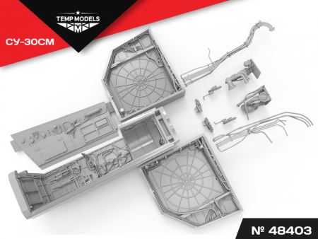 48403 Ниши шасси СУ-30 1/48 Temp Models