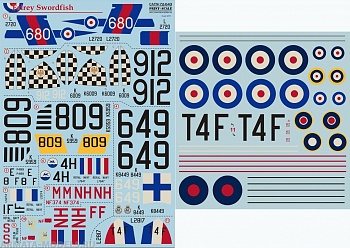 PS72-043 Декаль Swordfish